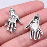 10pcs Eye Palm Charms 31x20mm 2 Colors DIY Jewelry Findings