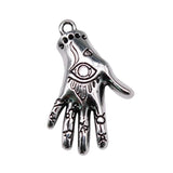 10pcs Eye Palm Charms 31x20mm 2 Colors DIY Jewelry Findings