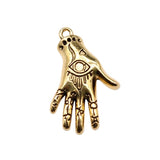 10pcs Eye Palm Charms 31x20mm 2 Colors DIY Jewelry Findings