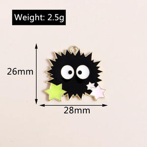 10pcs Cartoon Star Animal Charms for Jewelry Making DIY