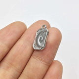 20pcs 10*15mm Moon Gold/Silver Plated Bee Zinc Alloy Charms Pendant
