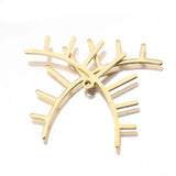 Brass Eyelashes Charms SunFlower Lace Pendant Lot