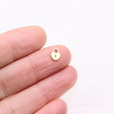 10pcs Stainless Steel Mini Lock Charm Pendant DIY Necklace Bracelets