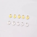 10pcs Stainless Steel Mini Lock Charm Pendant DIY Necklace Bracelets