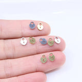 10pcs Stainless Steel Mini Lock Charm Pendant DIY Necklace Bracelets