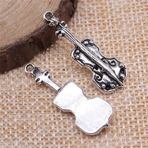10pcs 32x11mm Cello Charms Pendants DIY Jewelry Findings