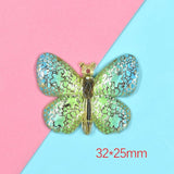 10pcs Resin Butterfly Charms Pendant for Earring Keychain DIY