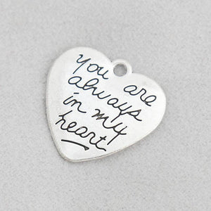 Heart Shape Alloy Charms for Lover 20pcs AAC1807