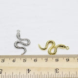 10pcs 27mm Snake Zinc alloy DIY Charms Pendant Necklace, Earring Bracelet