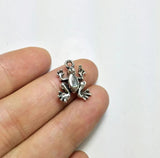 20pcs 14mm Frog Charms DIY Jewelry 2 Colors