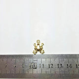 20pcs 14mm Frog Charms DIY Jewelry 2 Colors