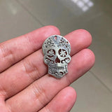 12pcs Halloween Skull Charms Pendants for DIY Jewelry Making