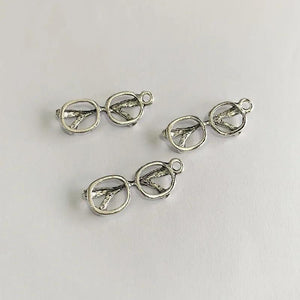 3D Glasses DIY Pendant Necklace Bracelet Charms Jewelry Making Supplies
