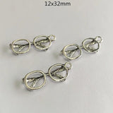 3D Glasses DIY Pendant Necklace Bracelet Charms Jewelry Making Supplies