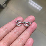 3D Glasses DIY Pendant Necklace Bracelet Charms Jewelry Making Supplies