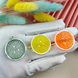 10pcs Resin Fruit Lemon Charms for DIY Jewelry Making