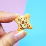 10Pcs Korea Bear Biscuit Resin Charms for DIY Jewelry