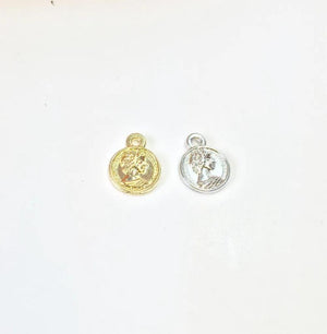 20pcs 10mm Coin Dangling Jewelry Set 2 Colors