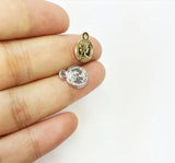 20pcs 10mm Coin Dangling Jewelry Set 2 Colors