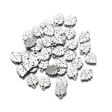 20Pcs Stainless Steel Tropical Tree Leaf Charms DIY Jewelry Making