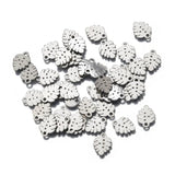 20Pcs Stainless Steel Tropical Tree Leaf Charms DIY Jewelry Making