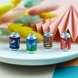 10pcs Drink Bottle Resin Charms for DIY Jewelry Making