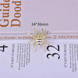 10pcs 34*36mm Spider Earring Charms Pendant for DIY Jewelry Making