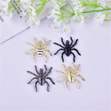 10pcs 34*36mm Spider Earring Charms Pendant for DIY Jewelry Making