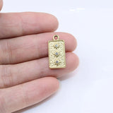 5pcs High Star Rhinestone Charms Pendant DIY Jewelry Making