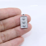 5pcs High Star Rhinestone Charms Pendant DIY Jewelry Making