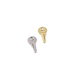 10pcs Stainless Steel Key Charms Pendant DIY Necklace Earrings Bracelets
