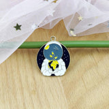 10pcs Cartoon Whale Astronaut Planet Enamel Charms for Jewelry Making