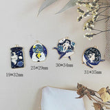 10pcs Cartoon Whale Astronaut Planet Enamel Charms for Jewelry Making
