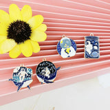 10pcs Cartoon Whale Astronaut Planet Enamel Charms for Jewelry Making