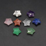 3pcs Natural Stone Star Crystal Charms for Jewelry Making
