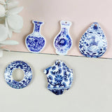 10pcs Ceramic Bottle Acrylic Charms Pendant for DIY Jewelry Making