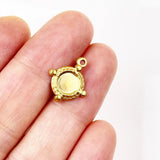 5pcs 13mm Stainless Steel Star Charms Pendant DIY Unfading 2 Colors