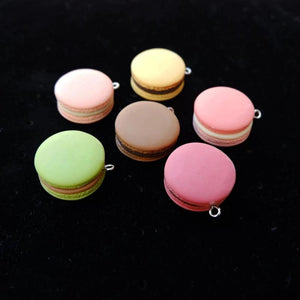 10pcs Resin Macaron Charms Pendants for Jewelry Making