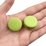 10pcs Resin Macaron Charms Pendants for Jewelry Making