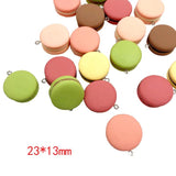 10pcs Resin Macaron Charms Pendants for Jewelry Making