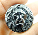 Quartz Titanium Hematite Lion Head Pendant for DIY Jewelry Making