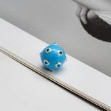 Meibeads Evil Eye Pendant DIY Accessories Copper Charm for Jewelry Making