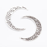 Retro Moon Pendant for DIY Jewelry Necklace Making