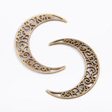 Retro Moon Pendant for DIY Jewelry Necklace Making
