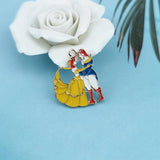 10pcs Princess Girl Enamel Charms for DIY Jewelry Making