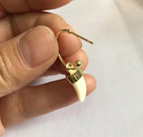 8pcs Ox Horn Zinc Alloy DIY Jewelry 2 Colors