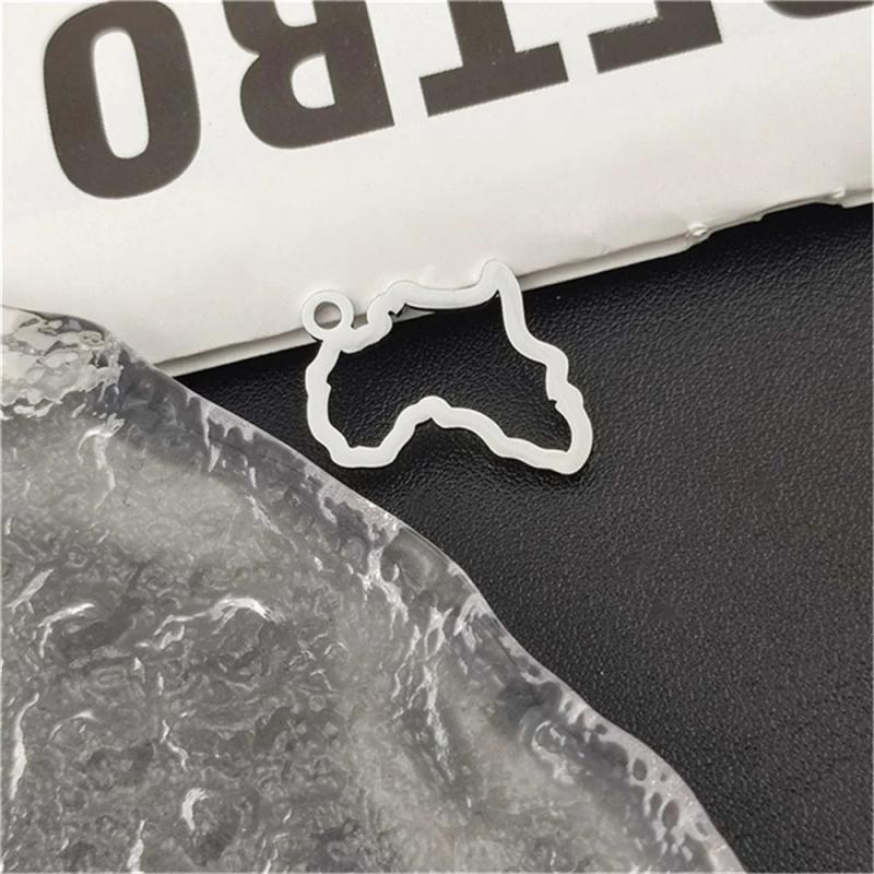 5pcs Africa Map Pendants for Jewelry Making