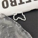 5pcs Africa Map Pendants for Jewelry Making