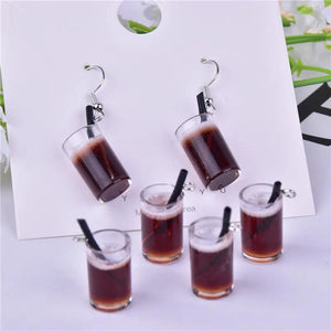 10pcs Cola Glass Drink Resin Charms 26*12mm DIY Earring Bracelet Jewelry