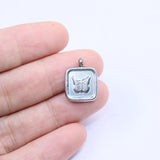 5pcs Stainless Steel Butterfly Charms Pendant DIY Jewelry